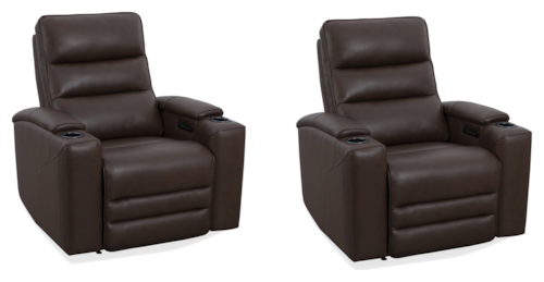 Casual Zero Gravity Power Recliner with Power Headrest and Lumbar (Set of 2)