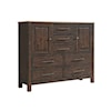 Intercon Transitions 7-Drawer Bedroom Chest with Doors
