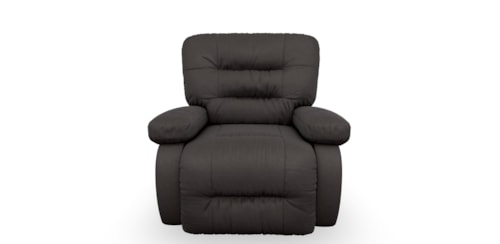 Casual Power Rocker Recliner with Line-Tufted Back
