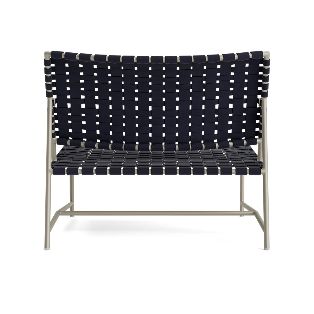 Modern Armless Strap Lounge Chair