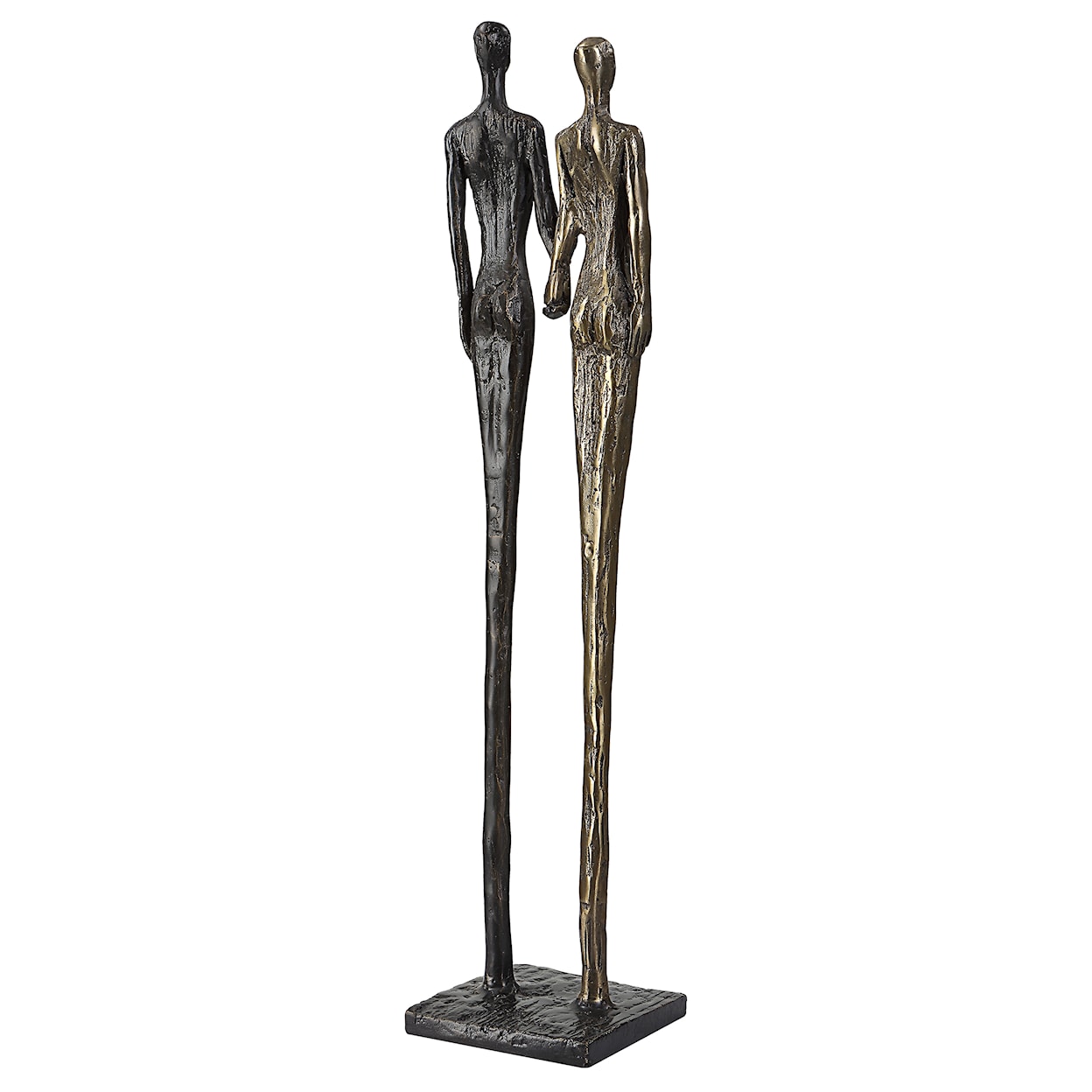 Uttermost Two's Two's Company Cast Iron Sculpture