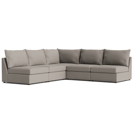 Outdoor 5-pc. L-Shaped Sectional Sofa