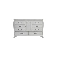 Traditional 8-Drawer Dresser with Dovetail Construction