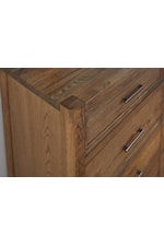 Vaughan Bassett Crafted Oak - Natural Oak Rustic 5-Drawer Chest of Drawers