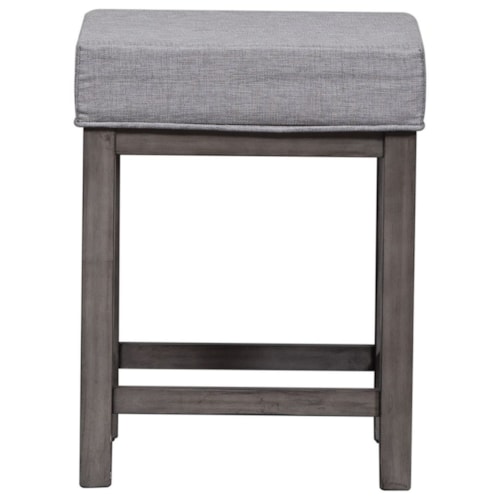 Contemporary 3-Piece Upholstered Console Stool Set