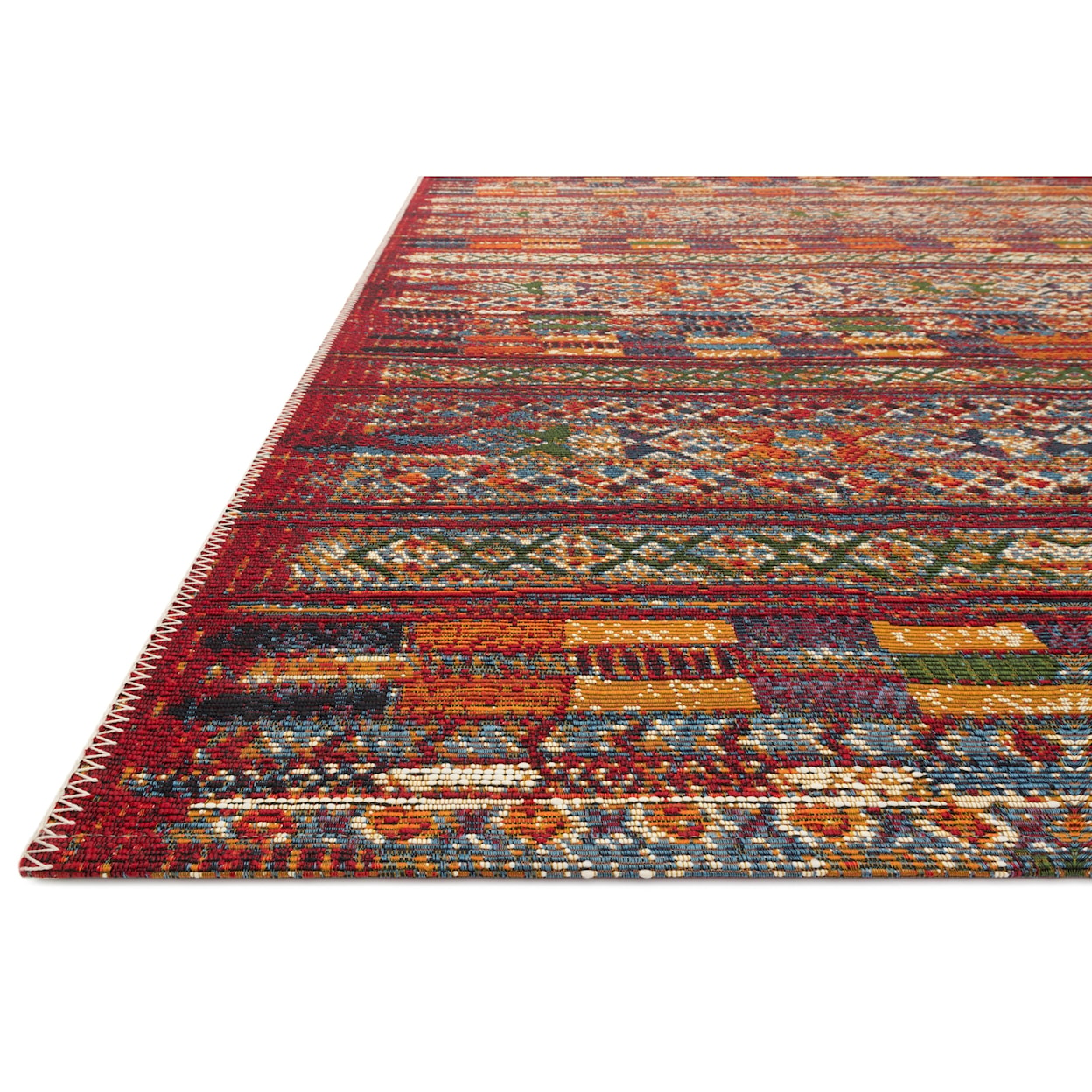 Reeds Rugs Mika 3'11" x 5'11" Red / Multi Rug