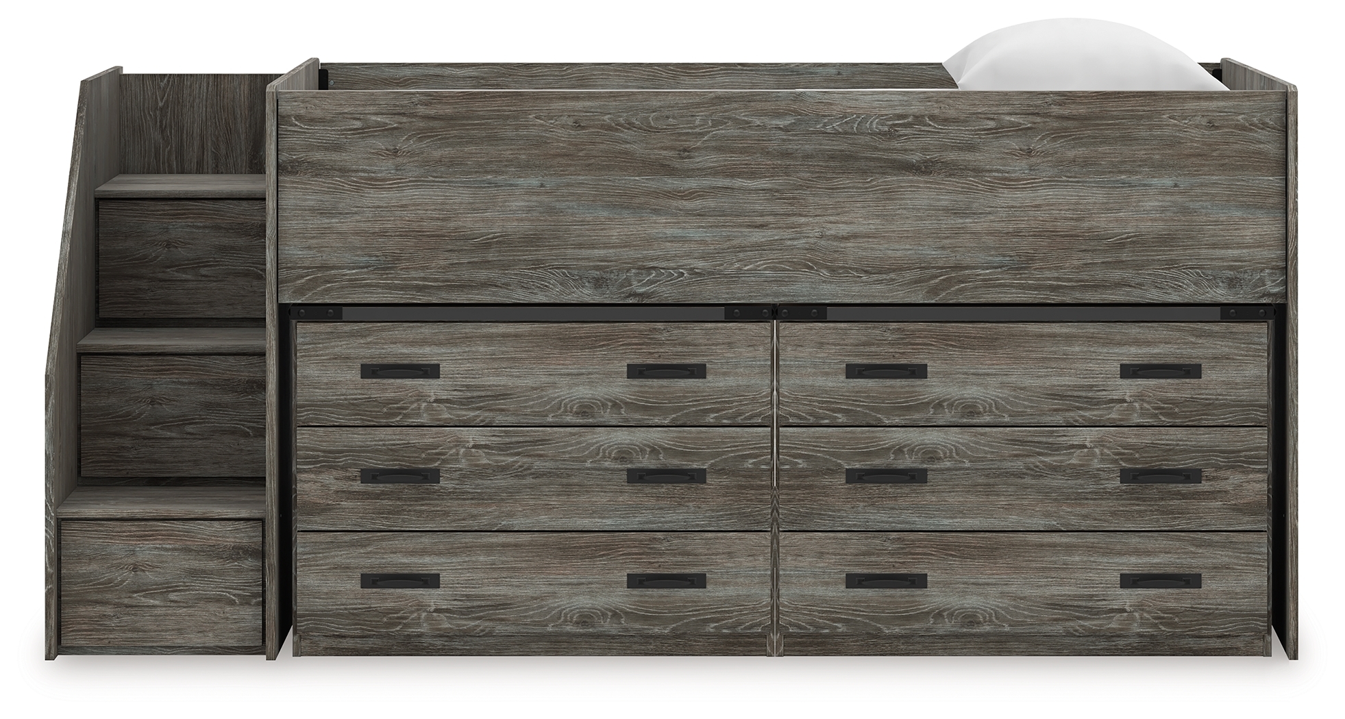 Ashley Signature Design Frandern Twin Loft Bed With Drawer Storage