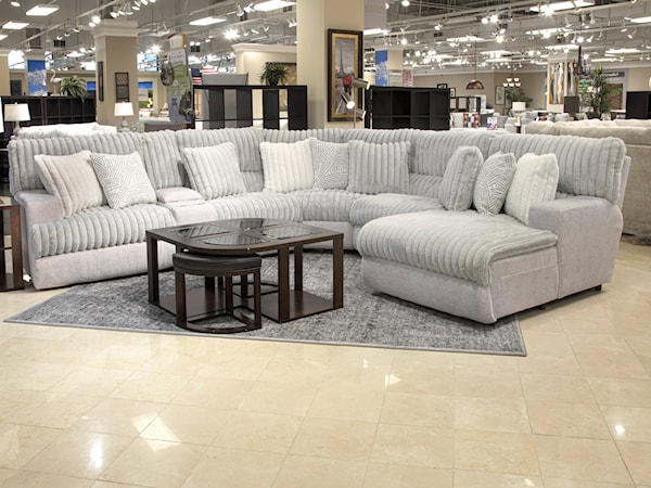 6-Piece Power Reclining Sectional Sofa