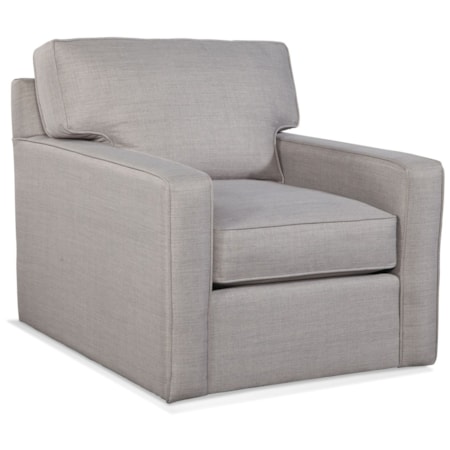 Swivel Chair with Track Arms