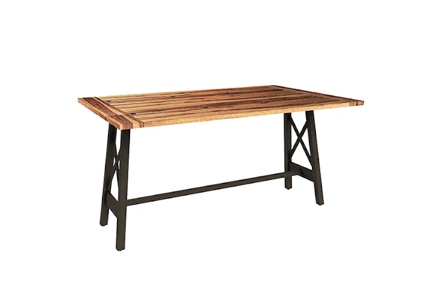 Landon Flip-Top Console Desk with X-Base by Progressive Furniture at Simply Home by Lindy's