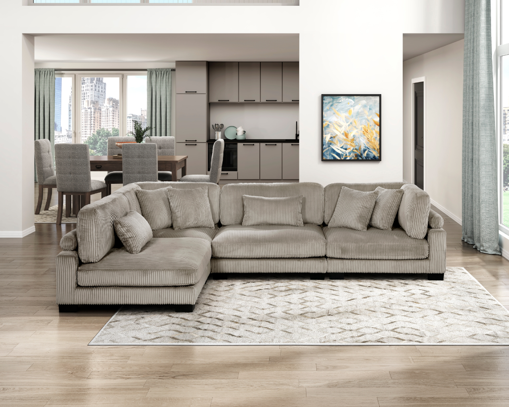 Homelegance Traverse 4-Piece Sectional Sofa