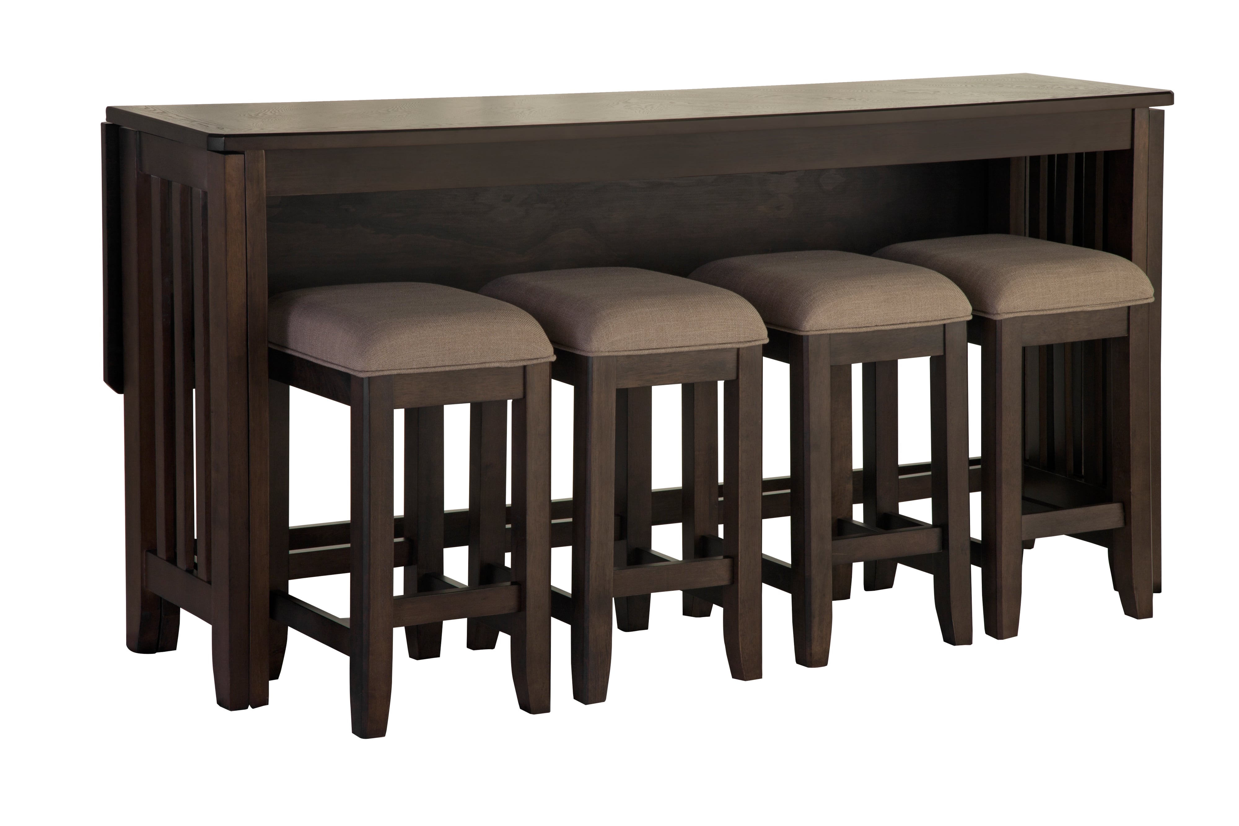 Bernards Lindsey 5-pc. Drop-Leaf Counter Set