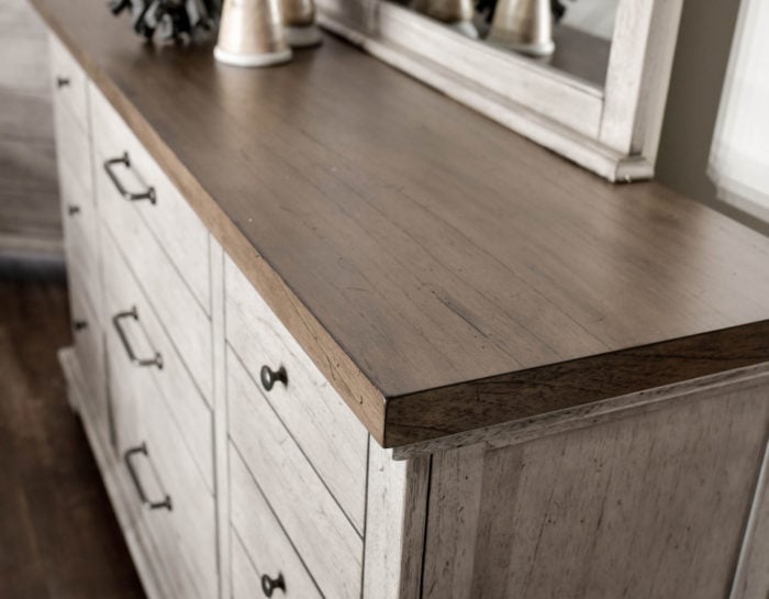 Steve Silver Bear Creek 9-Drawer Dresser & Mirror
