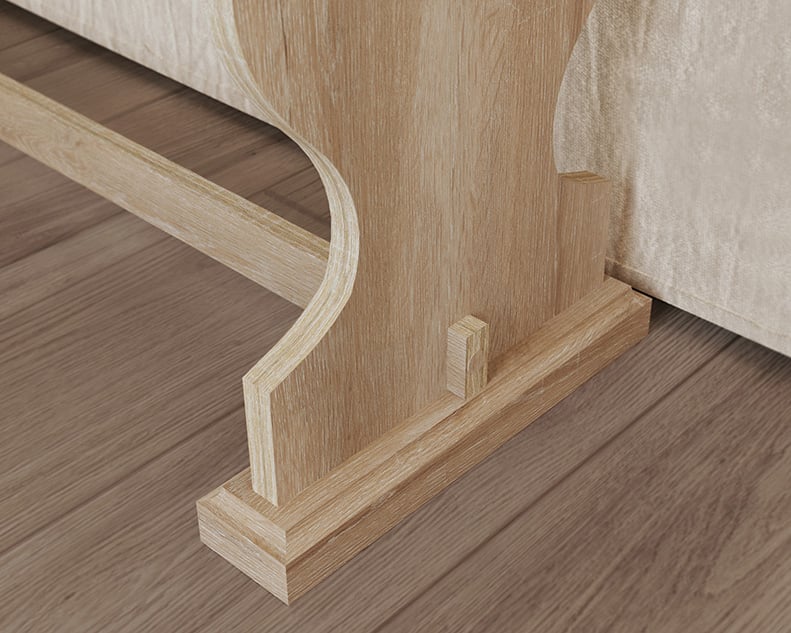 Sauder Adaline Cafe Sofa/Side Table