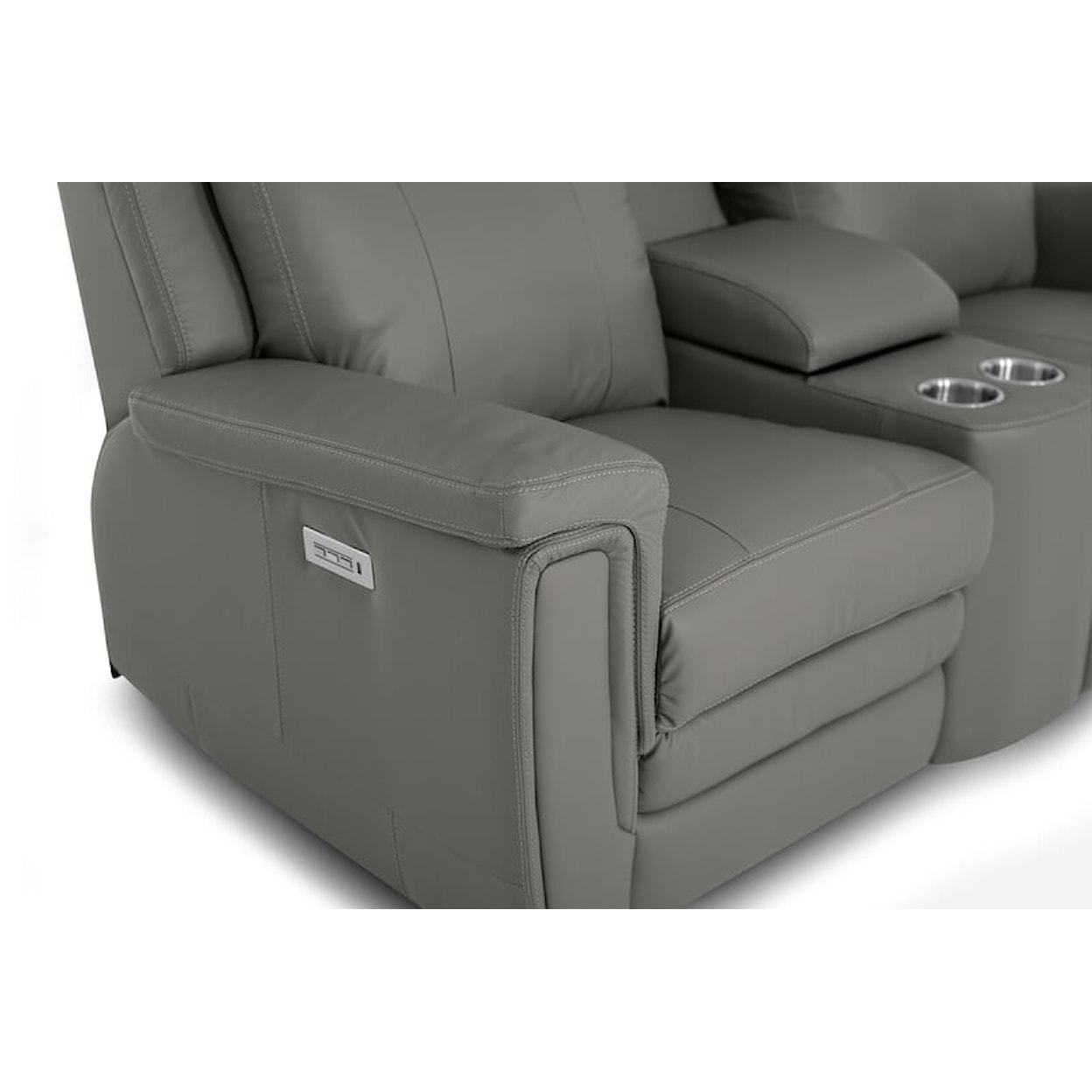 Palliser Asher Asher Power Reclining Console Loveseat