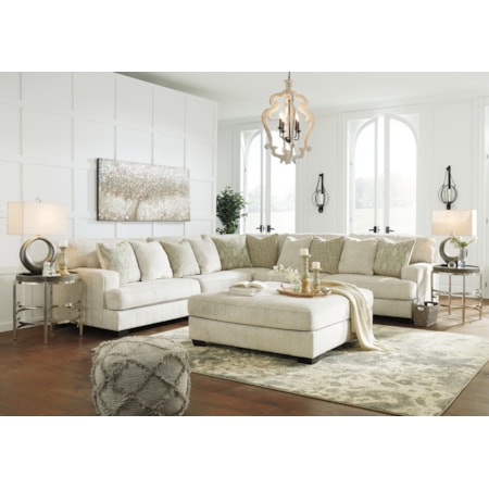 Sectional With Ottoman