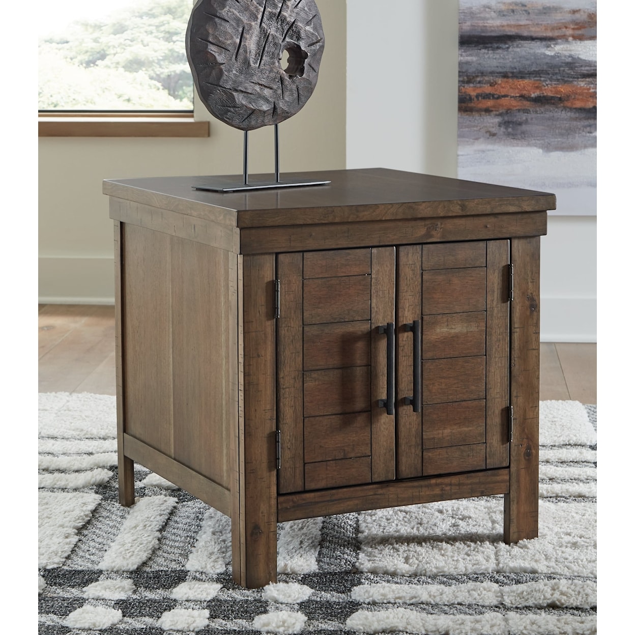 Signature Design by Ashley Moriville Rectangular End Table