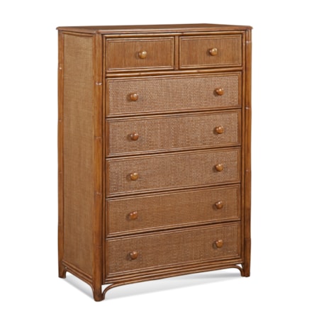 Summer Retreat Seven Drawer Chest