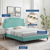 Modway Lindsey Full Platform Bed