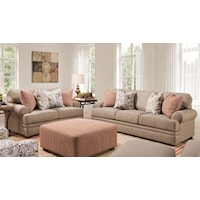 Transitional Stationary Living Room Group