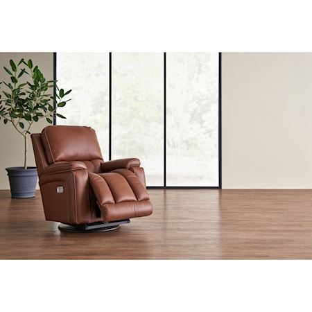 Power Rocking Recliner w/ Headrest &amp; Lumbar