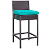 Modway Lift Outdoor Bar Stool Set