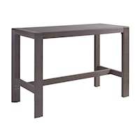 Contemporary Outdoor Adjustable Height Bistro Table