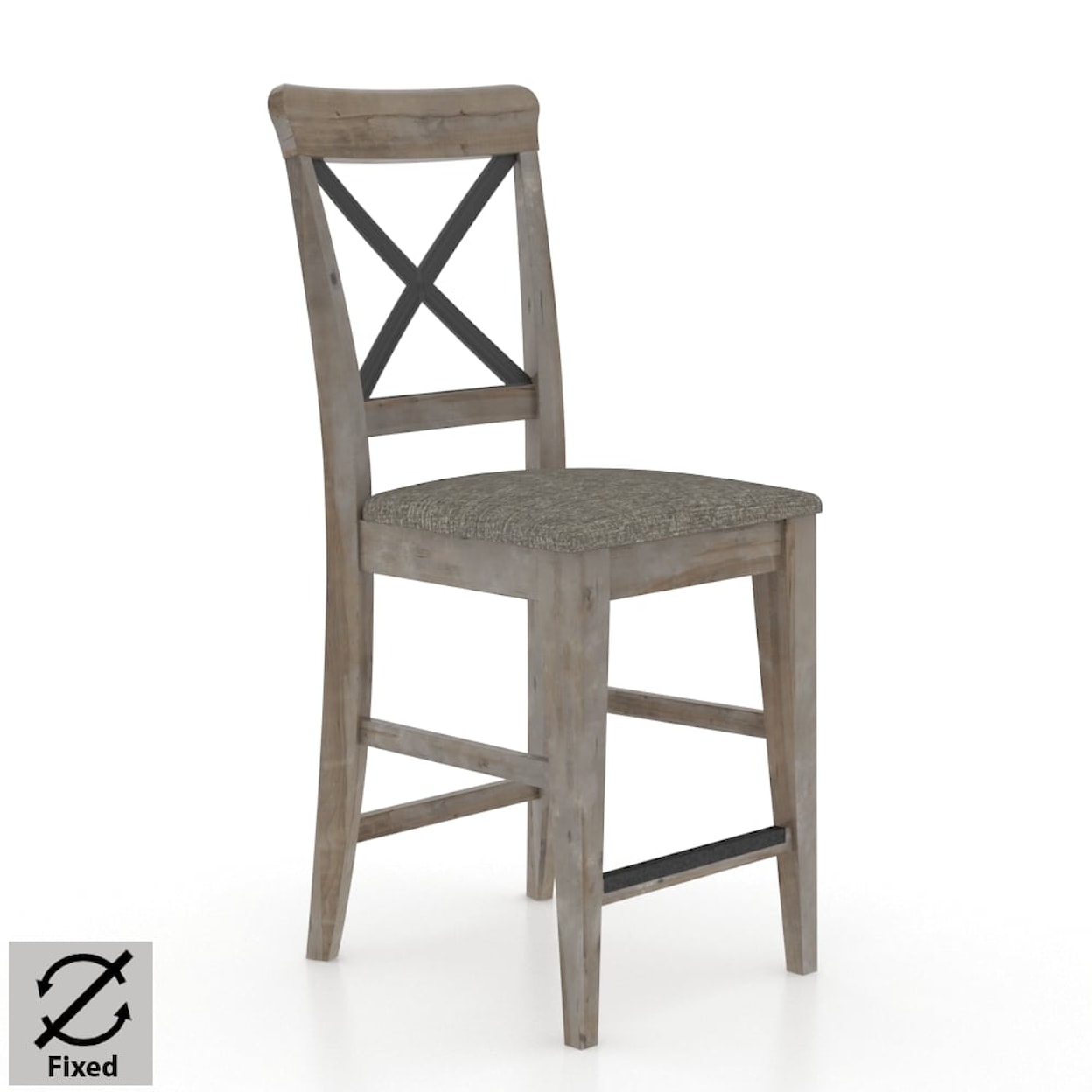 Canadel East Side Customizable X-Back Stool