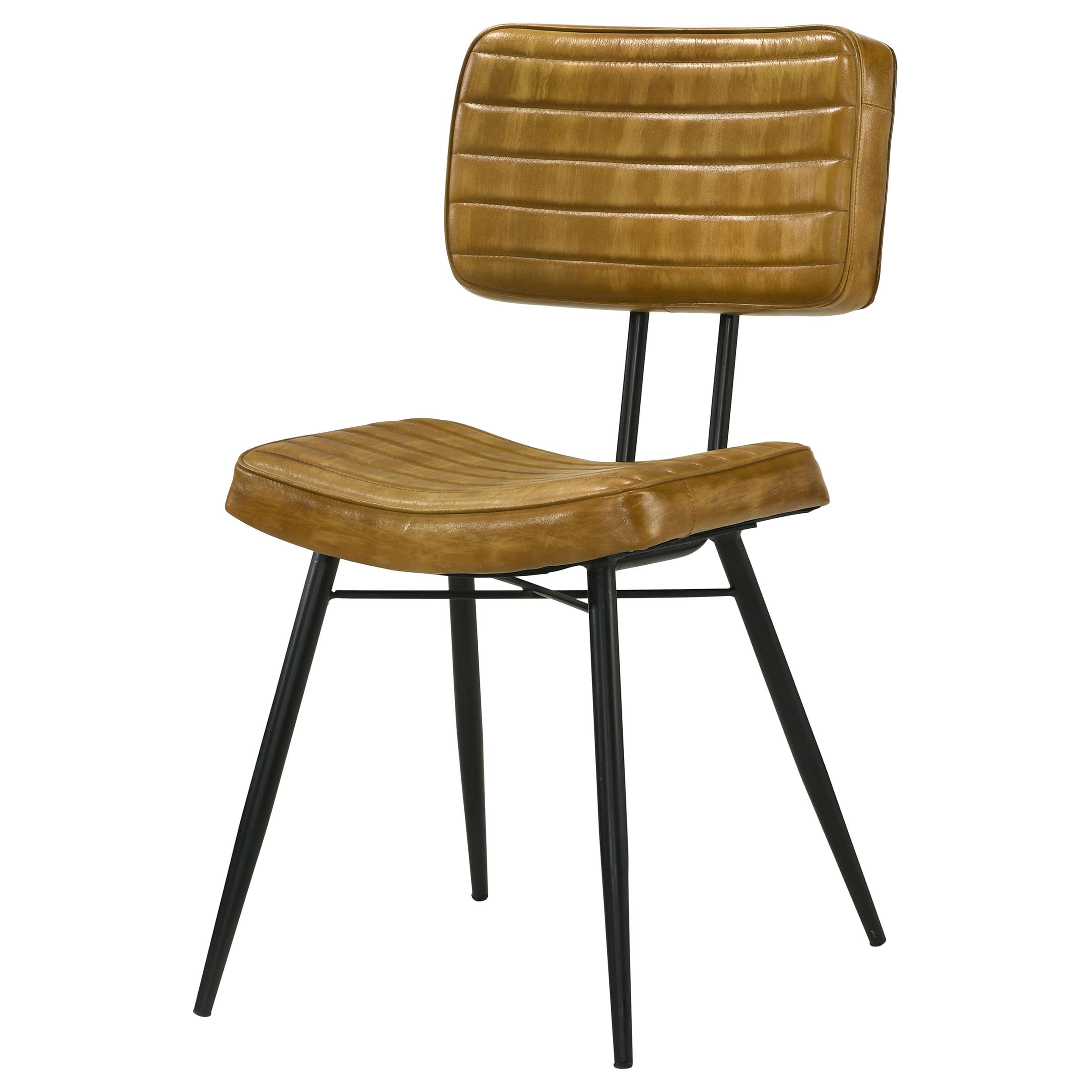 Misty Leather Dining Side Chair