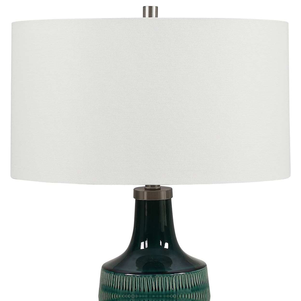 Uttermost Table Lamps Scouts Deep Green Table Lamp