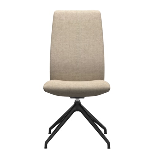 Contemporary Side Chair with High Back and D350 Base