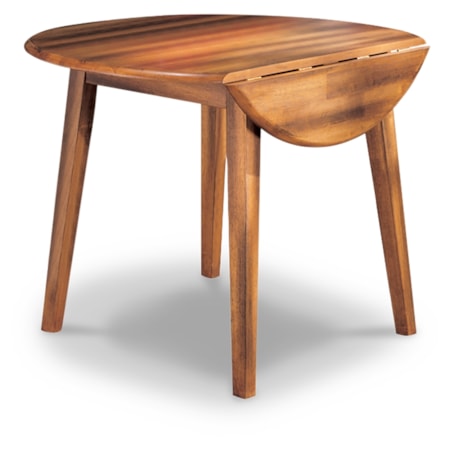 Round Drop Leaf Table