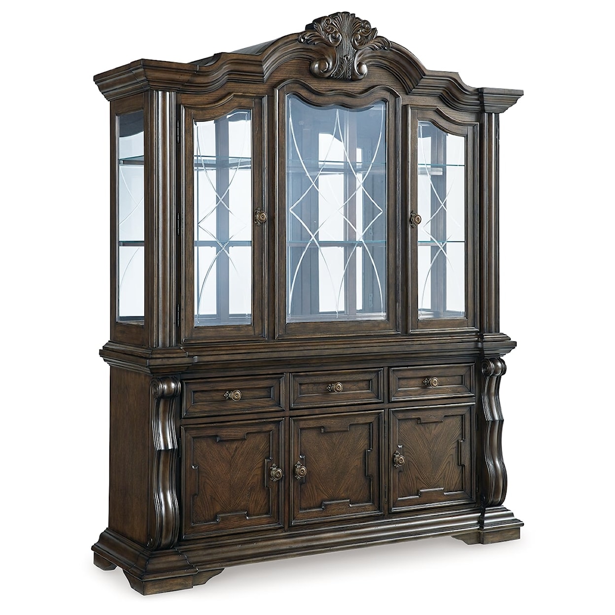 Signature Design by Ashley Furniture Maylee Dining Buffet and Hutch