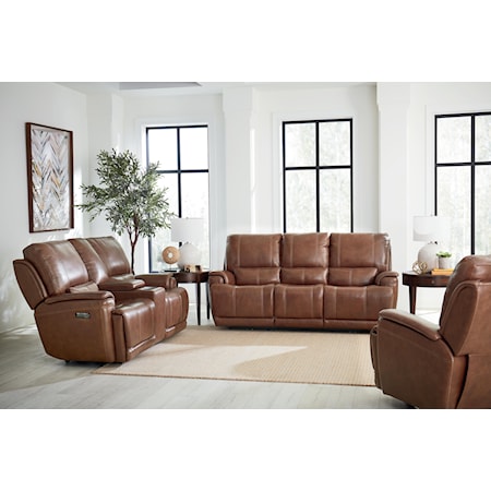 3 Piece Leather Living Room Set