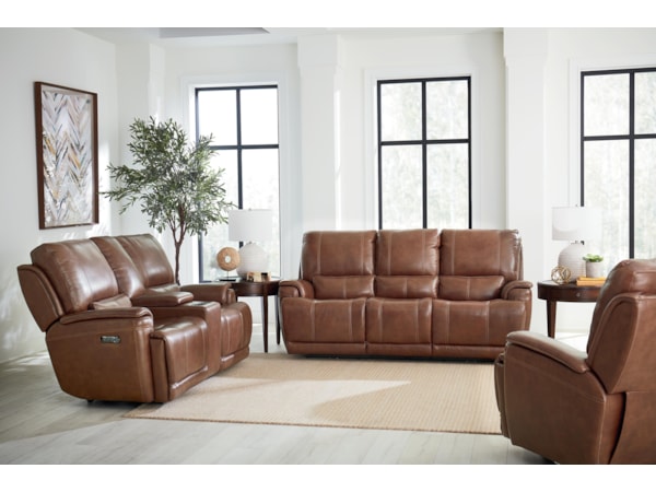 3 Piece Leather Living Room Set