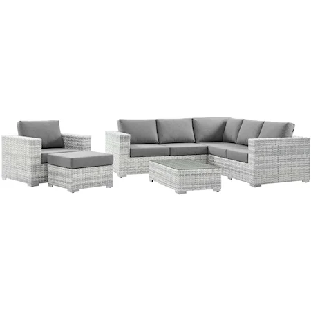 Outdoor 6-Piece Sectional Set