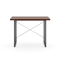 Contemporary Table Desk with Cord Management Tray