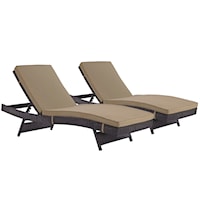Chaise Outdoor Patio Set of 2