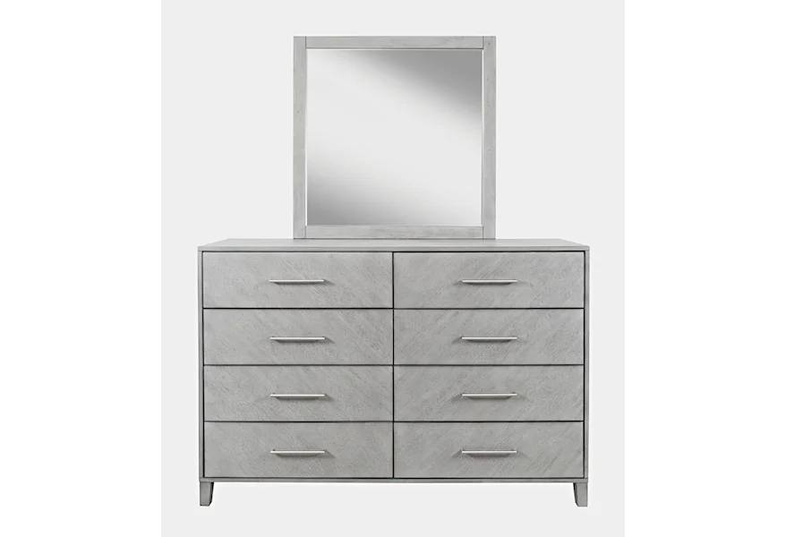 Eloquence Dresser and Mirror by Jofran at Reeds Furniture