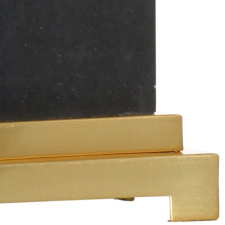 Black Kennedy Marble Lamp