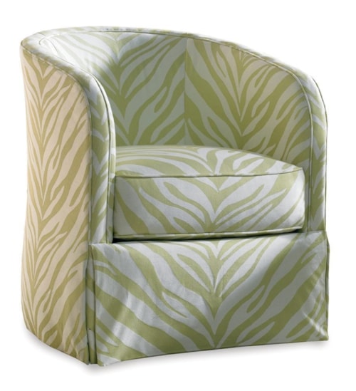 Transitional Barrel Chair