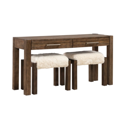 Transitional 3-Piece Console Table Set