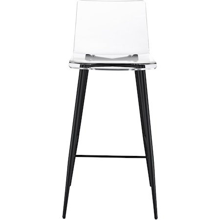 Acrylic Bar Height Stool