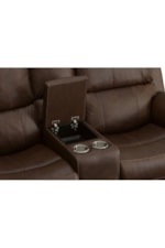 Flexsteel Latitudes - Henry Casual Power Reclining Loveseat with Power Headrest and Power Lumbar Support