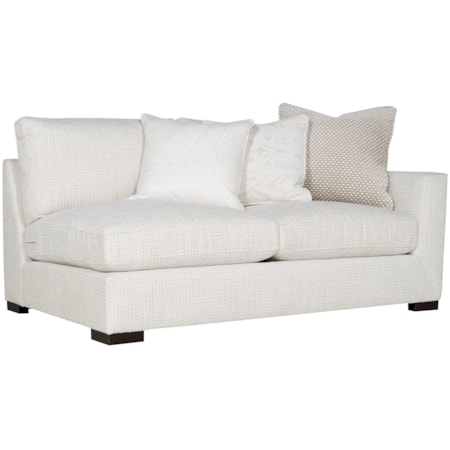 Nicolette Fabric Right Arm Loveseat