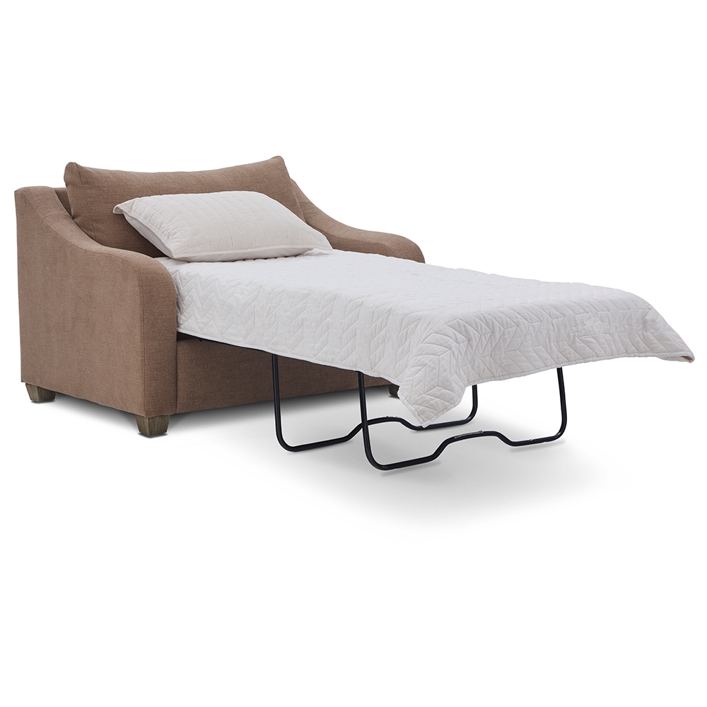 La-Z-Boy Charlie Slope-Arm Sleeper Chair w/Twin Mattress