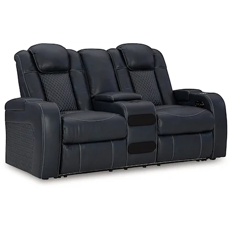 Power Reclining Loveseat With Console