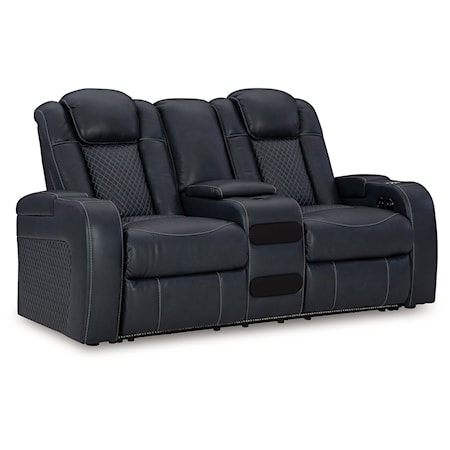 Power Reclining Loveseat With Console