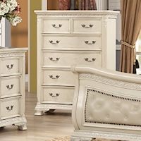 Akane Traditional 6-Drawer Bedroom Chest