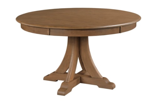Traditional 54" Round Pedestal Dining Table